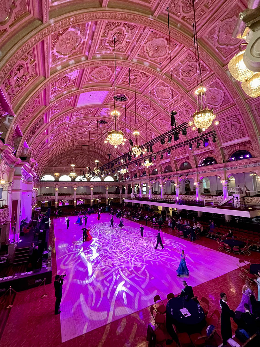 The Blackpool ballroom